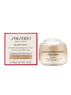 Shiseido Benefiance Wrinkle Smoothing Eye Cream - Size 15mL / 0.51 Oz NEW IN BOX